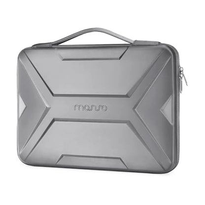 MOSISO Laptop Case 15.6 inch, 15-16 inch Laptop Sleeve, Gray | Compatible with MacBook Pro 16 / Air 15,HP Acer Dell Lenovo ASUS,Artistic Geometric EVA Carrying Case Hard Shell with Handle - color: Gray, size: 15.6 inch
