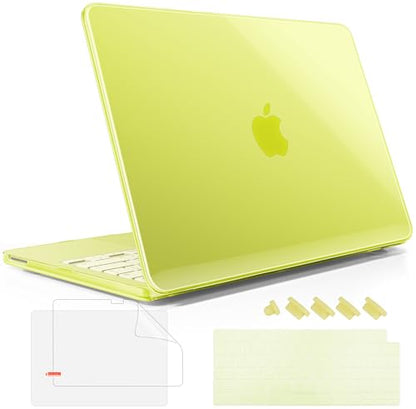 May Chen for MacBook Neo 13 inch Liquid Retina Display ((2026 Release A3404), Slim & Lightweight Protective Case with Screen Protector&Keyboard Cover&Dust Plug, Crystal Citrus - color: Crystal Citrus