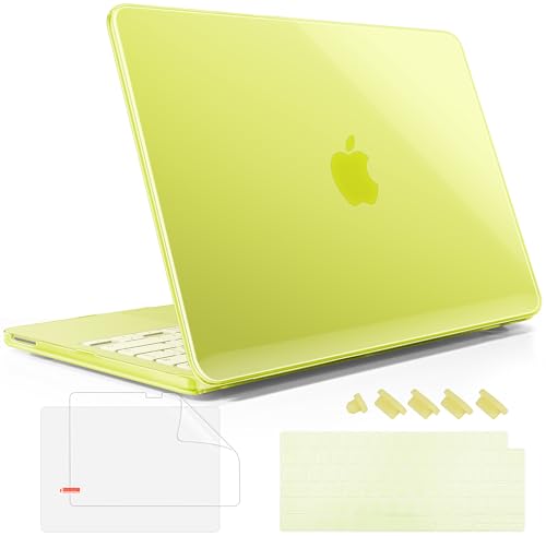 May Chen for MacBook Neo 13 inch Liquid Retina Display ((2026 Release A3404), Slim & Lightweight Protective Case with Screen Protector&Keyboard Cover&Dust Plug, Crystal Citrus - color: Crystal Citrus