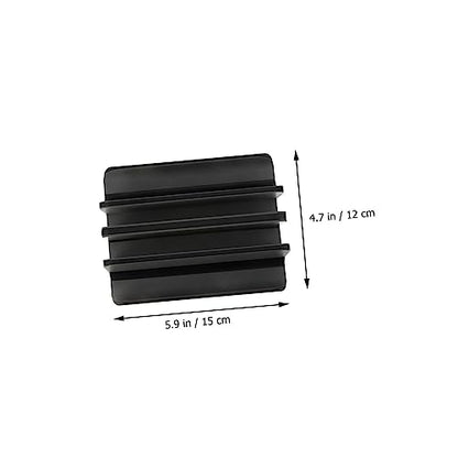 Toddmomy Aluminum Alloy Vertical Laptop and Tablet Stand Compact Desktop Rack Holder for Office and Home Use, Portable Black Dual-Slot Organizer Compatible with Notebooks