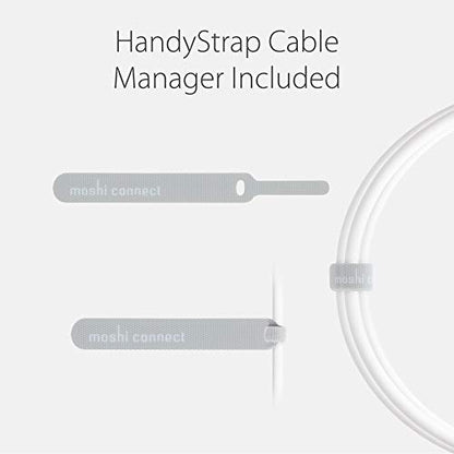 Moshi USB C to DisplayPort Cable 1.5m/5ft, Support 5K@60 Hz, 4K HDR, VESA Certified, Aluminum Housing, Thunderbolt 3 Compatible (Ensure Monitors Accept DisplayPort Signal)