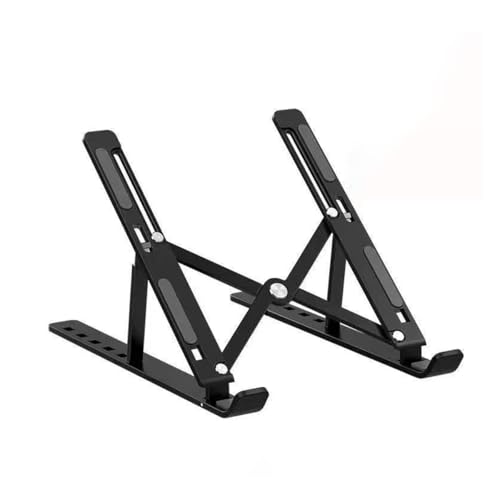 Portable Laptop Stand, Ergonomic Laptop Mount Support, Detachable Laptop Riser Notebook Holder Stands Compatible with More 16-18" Laptops (Black) - color: Black