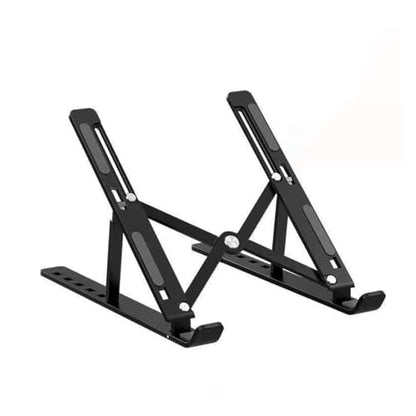 Portable Laptop Stand, Ergonomic Laptop Mount Support, Detachable Laptop Riser Notebook Holder Stands Compatible with More 16-18" Laptops (Black) - color: Black