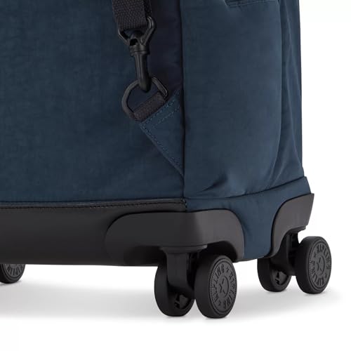 Kipling New Zea 15" Laptop Rolling Backpack - color: True Blue Tonal