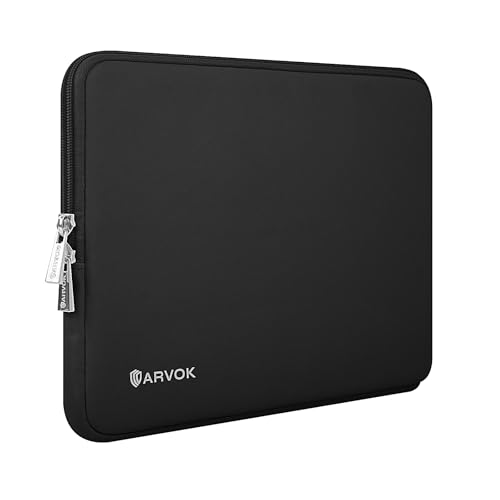 ARVOK Laptop Sleeve Case,Waterproof Notebook Cover for MacBook Air MacBook Pro inch, Computer Carrying Bag - color: Black, size: 15 inch