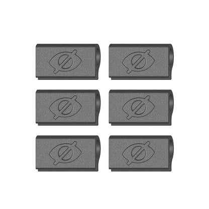 Webcam Cover Slide for Laptop, Made in the USA, Thin, Flexible, Push-On Camera Cover for MacBook, PC & Chromebook, No Adhesive, No Residue, 6 Pack