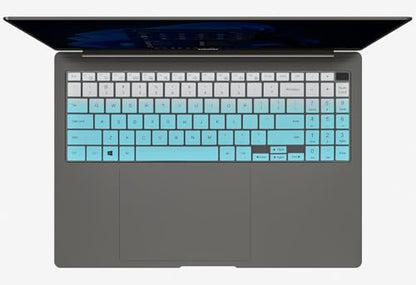 Keyboard Cover for 2025 2024 2023 Samsung Galaxy Book 5 4 3 360/Pro 360 15.6" &16", NP960XFG NP964XFG NP754XFG NP950XED NP950QDB Keyboard Protector -Ombre Mint - color: Ombre Mint