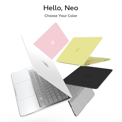B BELK for MacBook Neo Case 13 inch 2026 Release Model A3404, Frost Clear | Scratch Resistant Protective Matte Hard Shell Case & Keyboard Cover &Screen Protector for Mac Noe Case, Lightweight, Slim Fit - color: Frost Clear