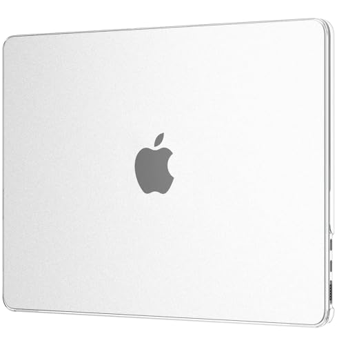 EooCoo Case for MacBook Air 13 inch M5 M4 M3 M2 2026-2022, Matte Clear | Color Match, Scratch & Fingerprint Resistant, Easy Snap-On, Matte Protective Cover, Model: A3449 A3240 A3113 A2681 - color: Matte Clear, size: Macbook Air 13.6 Inch