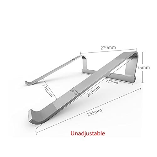 Aluminum Alloy Folding Notebook Laptop Stand 11-17 inch for Non-Slip Cooling Bracket - color: D