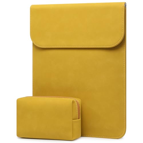 HYZUO 13 Inch Laptop Sleeve PC Case for MacBook Pro 13 M2 M1 2026-2016, 13" MacBook Neo 2026 A3404, MacBook Air 13 M5 A3449 M4 M3 M2 M1 2026-2018, 13" iPad Pro/Air, Surface Pro, XPS 13, OliveYellow - color: Olive Yellow, size: 13 Inch
