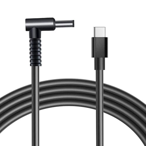 for Asus Laptop Charging Adapter Female Type C to Male DC 4.0 x 1.35mm Barrel Jack Plug Converter 65W or 100W PD Power Charger Connector Tip (Male Black) - color: Male Black