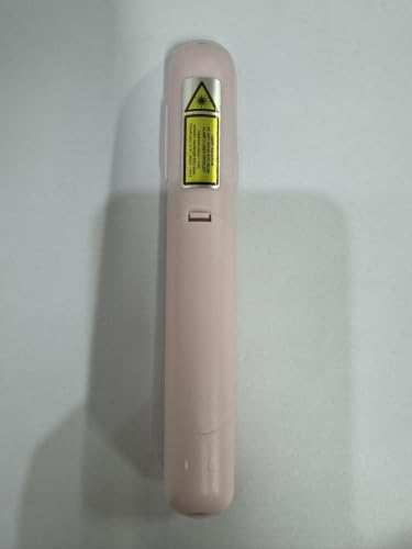 2-in-1 USB-A & USB-C Presentation Remote – Pink Wireless PowerPoint Clicker with Red Light, Volume Control & Hyperlink – Plug & Play Slide Advancer for Laptop, PC, Mac - color: Pink