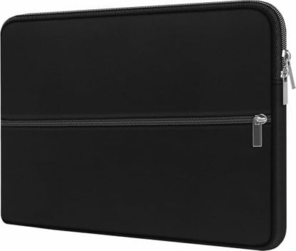 Laptop Sleeve 15.6 inch, Shockproof Protective Laptop Case Briefcase with Front Pocket, Portable Monitor Computer Bag Compatible with Lenovo, HP, Dell, Asus, MacBook, Notebook, Black