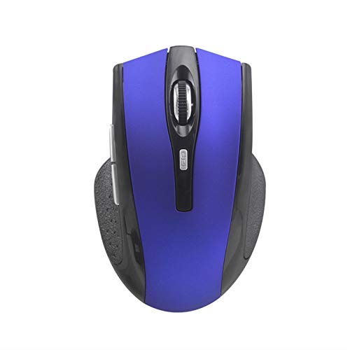 Bluetooth Wireless Mouse,Rechargeable Silent Mouse with Blue Light,1000 DPI 4 Buttons Mice for Notebook PC Laptop Computer Windows/Android Tablet/Microsoft/MacBook Pro (Blue)