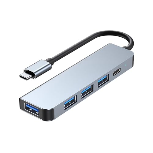 USB Hub Multi USB Splitter 5Gbps USB 3.0 Port Extender Hub with 4 Ports, USB Extension Cable Super Speed HUB Splitter Expansion for Mouse Flash Drive Keyboard Mobile Hard Disk Drive Gifts