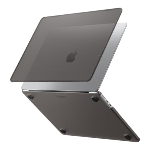 Spigen for MacBook Air 13 inch Case M5 (2026), MacBook Air 13 inch M4/M3/M2 (2025-2022), Air Skin Matte Thin Clear Case Cover, 13.6 inch, A3240, A3113, A2681, Frost Black - color: Frost Black, size: MacBook Air 13" M5/M4/M3/M2 (2026-2022)