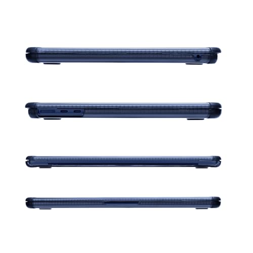 MOSISO Compatible with MacBook Air 13 inch Case M5 2026 M4 M3 M2 2025-2022 | A3449 A3240 A3113 A2681, 3 in 1 Kit Crack-Resistant Heavy Duty Protective Hard Shell Case Cover with TPU Bumper, Midnight - color: Midnight