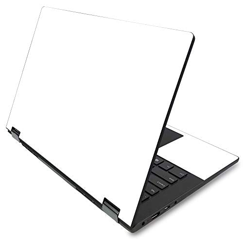 MightySkins Skin for Lenovo Flex 14" (2019 No Fingerprint Scanner) - Solid White | Protective, Durable Vinyl Decal Wrap | Easy to Apply Change Style | Made in The USA (LENFLX1419-Solid White)