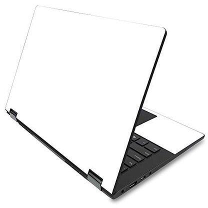 MightySkins Skin for Lenovo Flex 14" (2019 No Fingerprint Scanner) - Solid White | Protective, Durable Vinyl Decal Wrap | Easy to Apply Change Style | Made in The USA (LENFLX1419-Solid White)