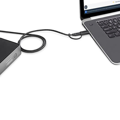 StarTech USB-C/A Triple 4K 60Hz HDMI DP Dock for MacBook Pro/Air M1-M4, 85W | MacBook Air, Windows, macOS and ChromeOS, 4x USB-A, 2x USB-C 10Gbps, BC 1.2 fast-charge, K-Slot, VESA mountable - style: 3 x DP & HDMI|85W PD