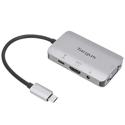 Targus+USB+C+SV+Adapt+100W+PD+Silver - style: USB-C Single Video Adapter with 100W