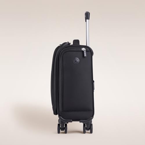 Verage Underseat Carry On Luggage with Wheels, 14.5-Inch Spinner Small Suitcase, Softside Lightweight Travel Bag for Men and Women, Airplane Carry On Bag, Black - color: Black, size: Basic Underseat