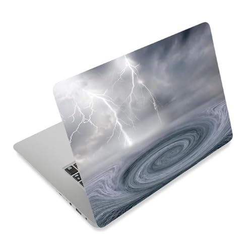 3D Print Laptop Skin Vinyl Sticker Decal, 12" 13" 13.3" 14" 15" 15.4" 15.6 inch Laptop Skin Sticker Cover Art Decal Protector Fits HP Dell Lenovo Compaq Apple Asus Acer (Lightning) - color: Lightning