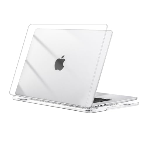 MOSISO Compatible with MacBook Air 15 inch Case M5 M4 M3 M2 2026 2025-2023 | Model A3448 A3241 A3114 A2941, Scratch-Resistant Ultra-Thin Protective Hard Shell Case Cover, Crystal Clear - color: Crystal Clear