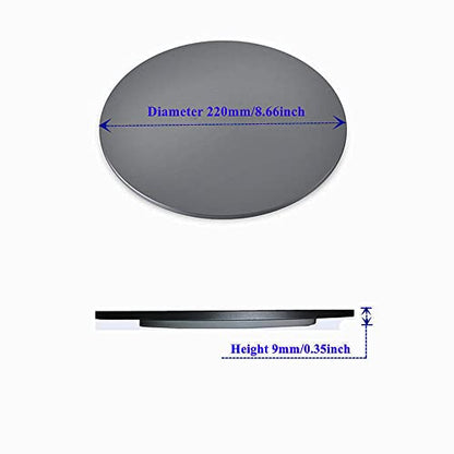 Aluminum 360° Rotation Monitor Swivel Base Computer Screen Monitor | Turntable Stand Flat Panel TV Rotating Mat for iMac Laptop Potted Plants Arts Crafts Products Display Stand