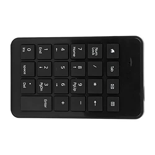 Numeric Keypad Ergonomic Design Low Noise USB Connection for Data Entry and Accounting, for Laptops and Desktops