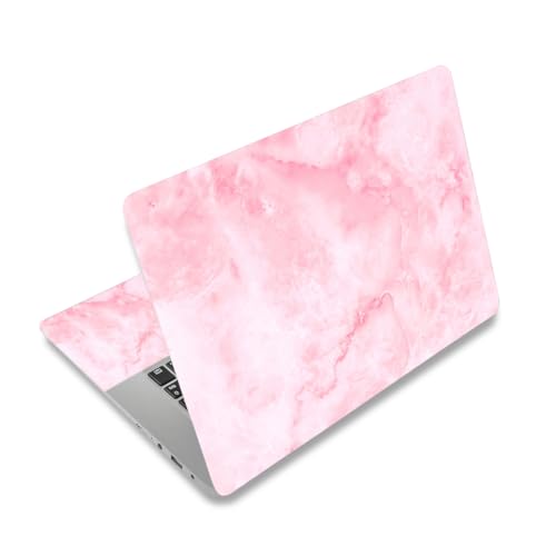 Laptop Skin Sticker Decal,12" 13" 13.3" 14" 15" 15.4" 15.6 inch Laptop Skin Sticker Cover Art Decal Protector Notebook PC (Pink Marble) - color: Pink Marble