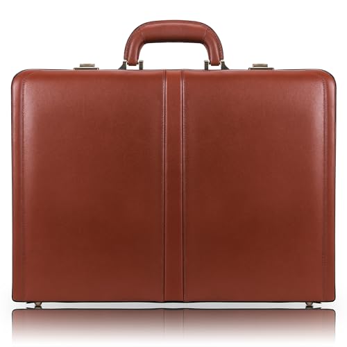 McKlein HARPER, Leather 4.5" Expandable Laptop/Computer & Tablet Business Briefcase Attaché Bag, Men Women Laptop Briefcase, Laptop Compartment bag, Tablet Pocket bag, Business Bags, Travel Cases