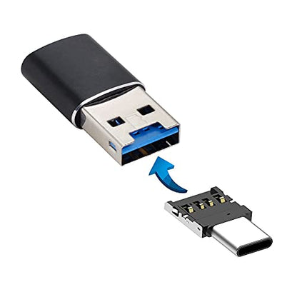 USB 3.0 to Micro SD SDXC TF Card Reader with Micro Type-C USB-C OTG Adapter for Tablet/Cell Phone - style: USB3.0-TF + USB-C OTG