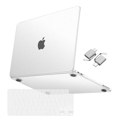 MOSISO Compatible with MacBook Neo Case 13 inch 2026 A3404 A18 Pro Chip | Ultra-Thin Precision Fit Scratch & Fingerprint Resistant Hard Shell Case&TPU Keyboard Cover&Type C, Matte Clear - color: Matte Clear