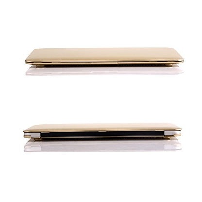 Compatible with MacBook Air 11 Inch Release (A1370/A1465) - Slim Snap On Hard Shell Protective Cover and Keyboard Cover (Gold) - color: Gold