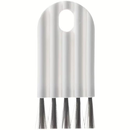Bendable Keyboard Cleaning Brush, Soft-Bristle Crevice Cleaner | Flexible soft-bristle brush reaches keyboard gaps, cup-lid slots and narrow grooves for gentle everyday cleaning.