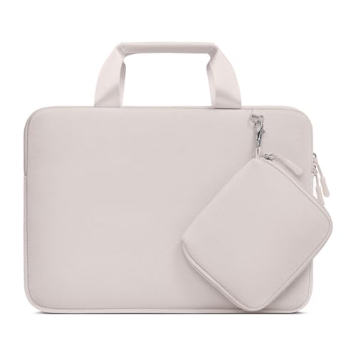 MOSISO Laptop Case 13 inch, Laptop Sleeve Carry Computer Bag | Compatible with MacBook Neo 13/Air M5 M4 M3 M2 M1/Pro M2 M1, Neoprene Bag with Handle&Detachable Small Case, Stone Gray - color: Stone Gray, size: 13 inch