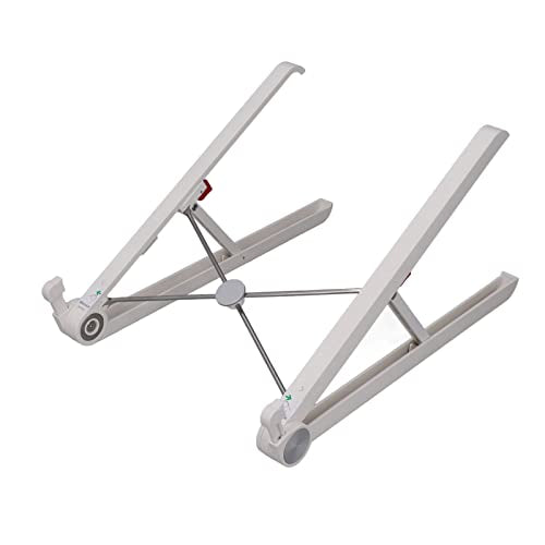 Laptop Stand, Adjustable Ergonomic Laptop Riser with Stable Triangular Structure, Foldable Portable Holder for 17in Under