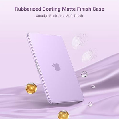 MOSISO Compatible with MacBook Neo Case 13 inch 2026 A3404 A18 Pro Chip | Scratch-Resistant Ultra-thin Protective Hard Shell Case Cover, Purple - color: Purple