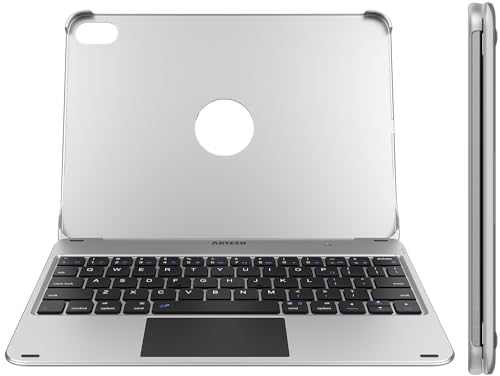 Arteck iPad 11th 10th Generation Keyboard Case, Folio Cover, Multi-Touch Trackpad, Detachable Bluetooth Keyboard for iPad (A16) 11th/10th Gen