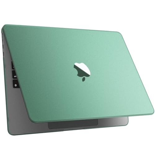 Soonjet for MacBook Pro 14 inch Case M5 M4 M3 M2 M1 Pro/Max 2026-2021 Cover | Green Clear Matte, Protective Hard Shell Laptop Cover, Ultra Thin, Anti Crack & Fingerprint, Scratch Resistant, Easy Snap on - color: Turquoise Green Clear