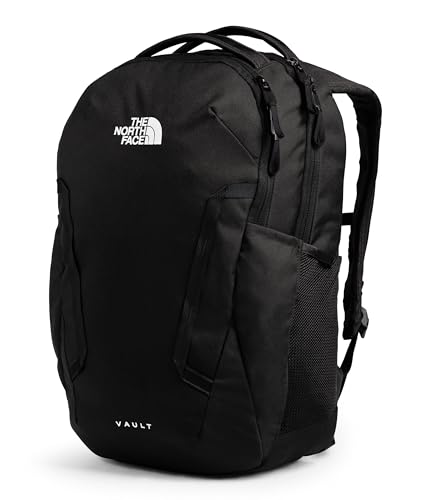 The North Face Women's Vault Everyday Laptop Backpack - Commuter Travel Bag, Water-Repellent, Spacious Main Compartment, TNF Black-NPF, One Size - color: Tnf Black-npf
