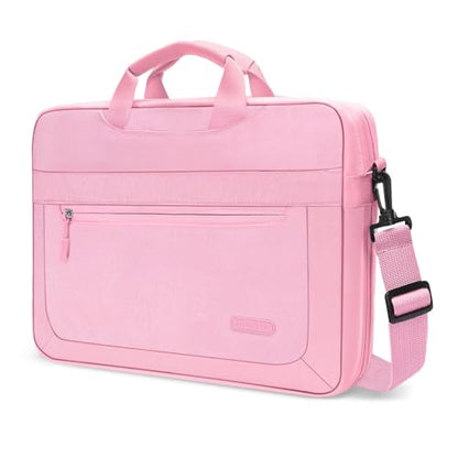 MOSISO Laptop Bag 13.3 inch, 13-14 inch Computer Bags | Compatible with MacBook Neo 13/ Air 13/13.6/ Pro 13/14, Laptop Messenger Bag with Adjustable Depth at Bottom, Pink - color: Pink, size: 13.3 inch