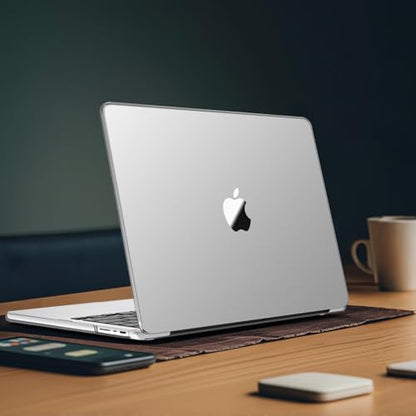 B BELK Compatible with MacBook Air 13 inch Case 2026 2025-2022 M5 M4 M3 M2 | [100% Official Color] [Slim Armor] Plastic Hard Shell for MacBook Air 13.6 inch Case (A3449 A3240 A3113 A2681), Matte Clear - color: Matte Clear