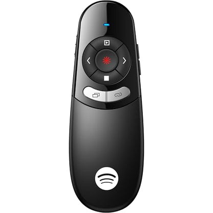 USB Type C Wireless Presentation Clicker, BT&RF 2.4GHz Dual Modes Presenter Remote for PowerPoint Presentations Compatible with Bluetooth-Enabled Laptops Desktop Computers - style: AAA+USB A&C+BT