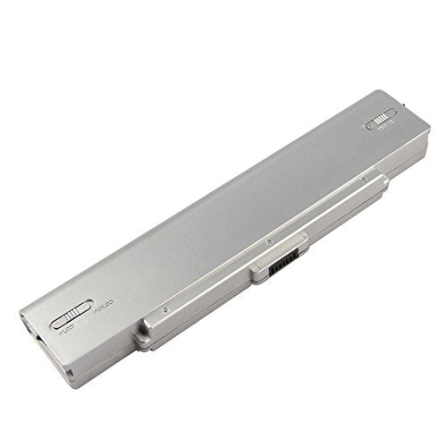 Fancy Buying Laptop Battery for Sony VAIO PCG VGN-AR VGN-NR VGN-SZ VGN-CR Series, fits P/N BPS9 VGP-BPL9 VGP-BPS9 VGP-BPS9/B VGP-BPS9/S VGP-BPS9A VGP-BPS9A/B (Silver 11.1V 5200mAh) - size: 8.07*2.05*0.83inch BPS9
