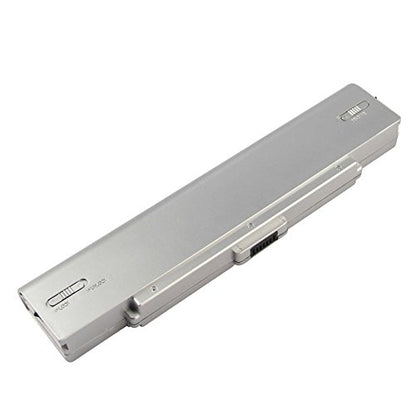Fancy Buying Laptop Battery for Sony VAIO PCG VGN-AR VGN-NR VGN-SZ VGN-CR Series, fits P/N BPS9 VGP-BPL9 VGP-BPS9 VGP-BPS9/B VGP-BPS9/S VGP-BPS9A VGP-BPS9A/B (Silver 11.1V 5200mAh) - size: 8.07*2.05*0.83inch BPS9