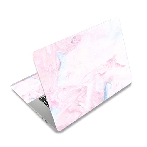 12.1 13 13.3 14 15 15.4 15.6 Inches Personalized Laptop Vinyl Skin Sticker Decal Universal Netbook Skin Sticker Reusable Notebook PC Art Decal Protector Cover Case (Pink Marble) - color: Pink Marble