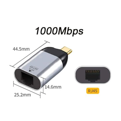 chenyang USB C to Ethernet Adapter USB Type C Gigabit Ethernet LAN Network Adapter for Laptop - style: RJ45